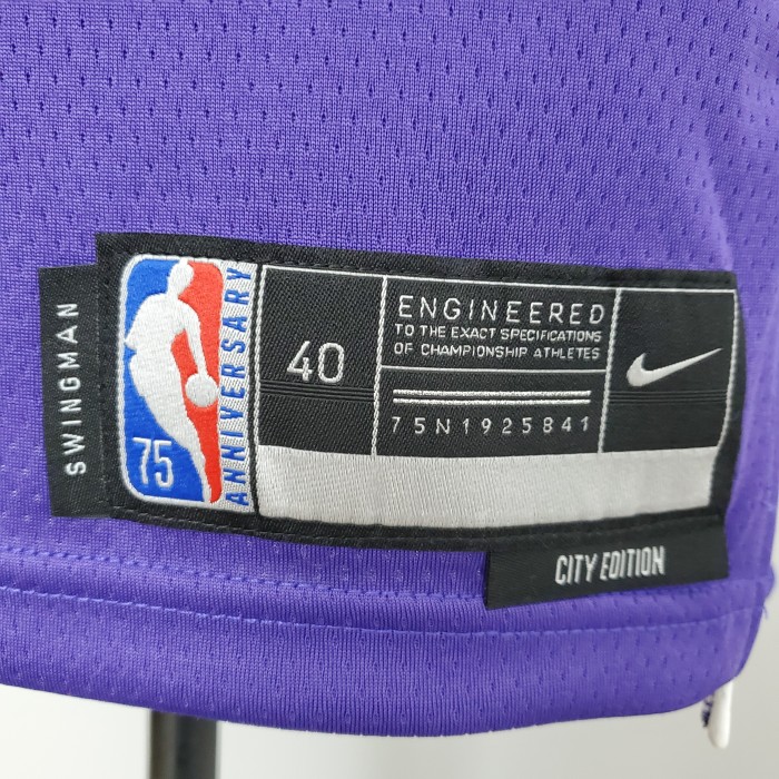Jason Williams Sacramento Kings 75th Anniversary Swingman Jersey Purple
