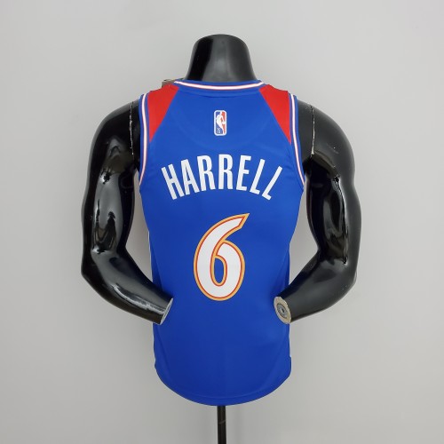 Montrezl Harrell Washington Wizards 2022 Talent City Edition Swingman Jersey Blue Red