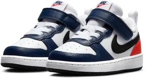 Air Force Low-top Children's Leather Sneakers White Blue Black Red
