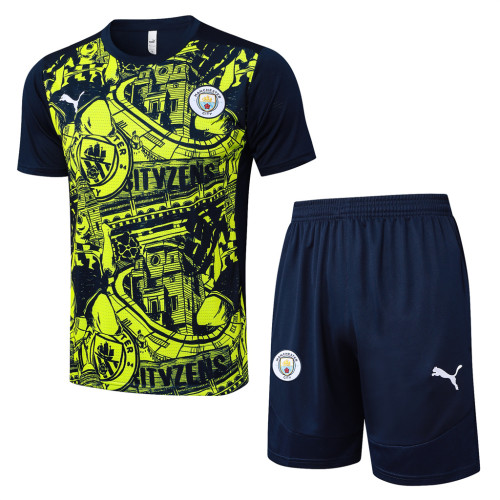 Manchester City Training Short sleeve Suit 24/25