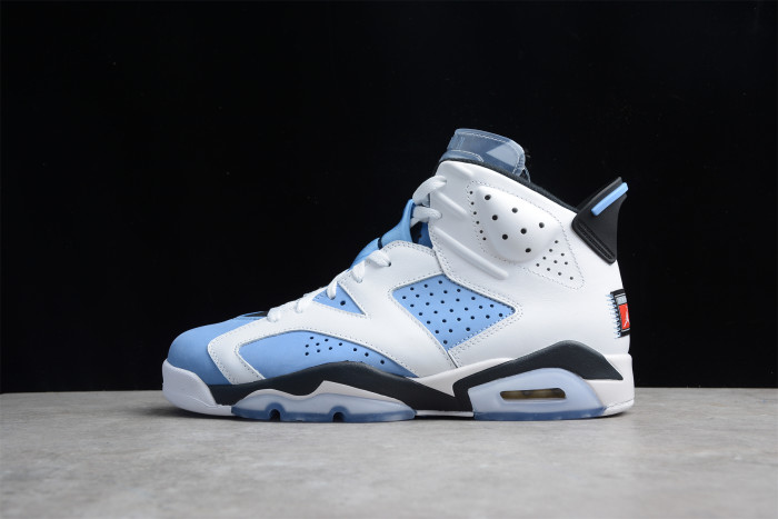 Air Jordan 6 Retro UNC University Blue/White/Black CT8529-410
