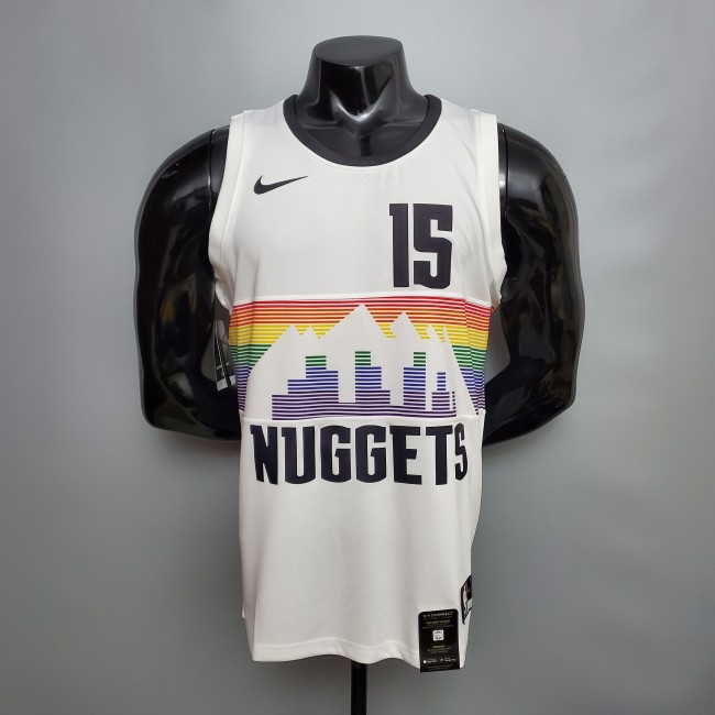 Nikola Jokic Denver Nuggets City Edition Swingman Jersey White
