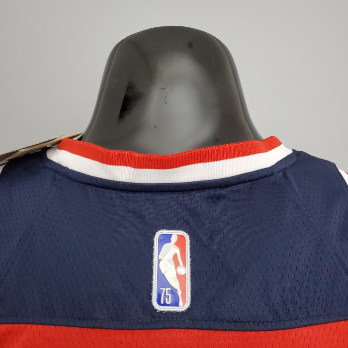 Bradley Beal Washington Wizards 75th Anniversary Swingman Jersey Red White and Blue