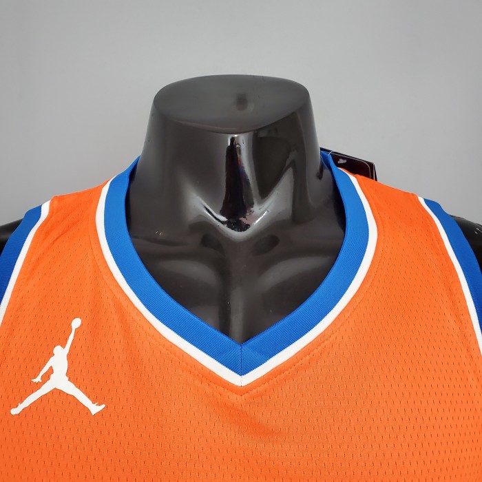 Carmelo Anthony Oklahoma City Thunder City Edition Swingman Jersey Orange
