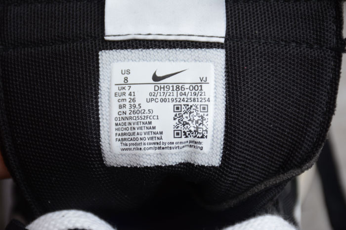 sacai x Jean Paul Gaultier x Nike Vaporwaffle 'Black' DH9186‑001