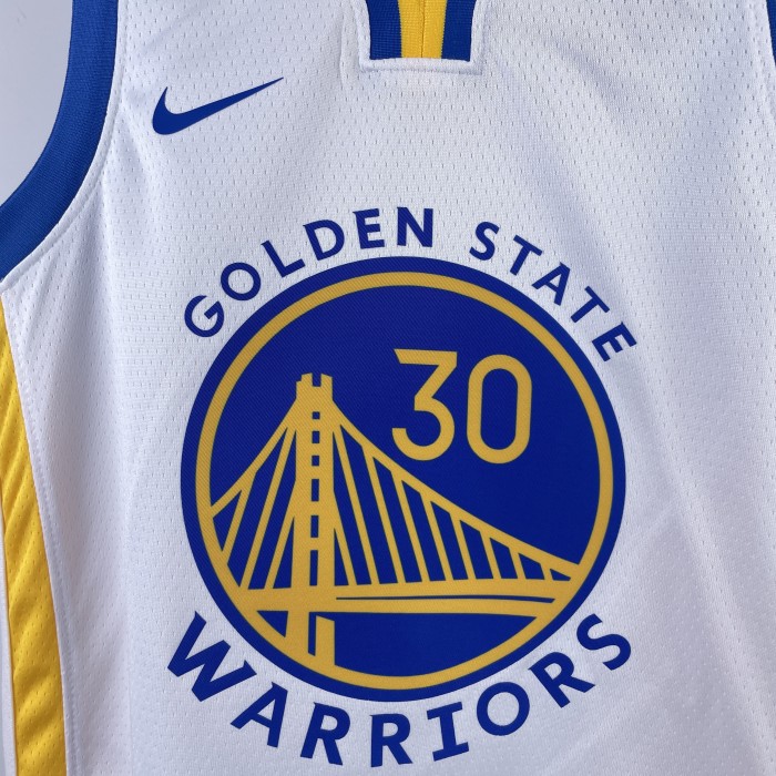 Golden State Warriors  Kids Jersey White Icon Edition 22/23 NO.30 CURRY