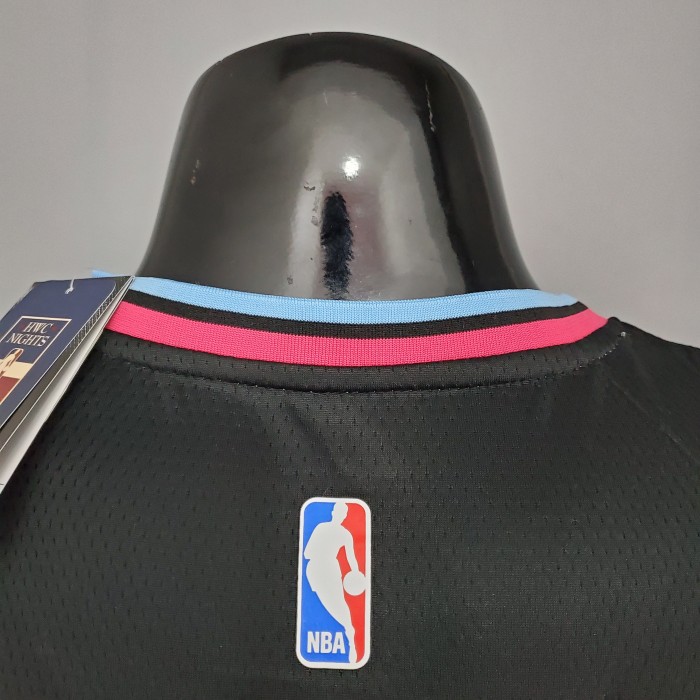 Victor Oladipo Miami Heat Swingman Jersey Black