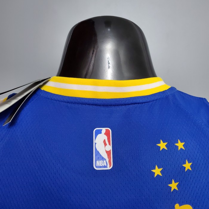 Andrew Wiggins Golden State Warriors Tram Version Swingman Jersey Blue