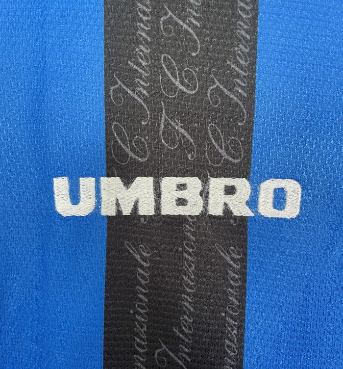 Inter Milan Home Long Sleeve Retro Jersey 1997/98