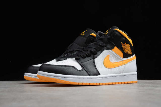 Air Jordan Retro 1 Mid SE Black Laser Orange CV5276-107