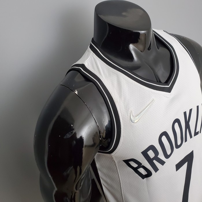 Kevin Durant Brooklyn Nets 75th Anniversary Swingman Jersey White