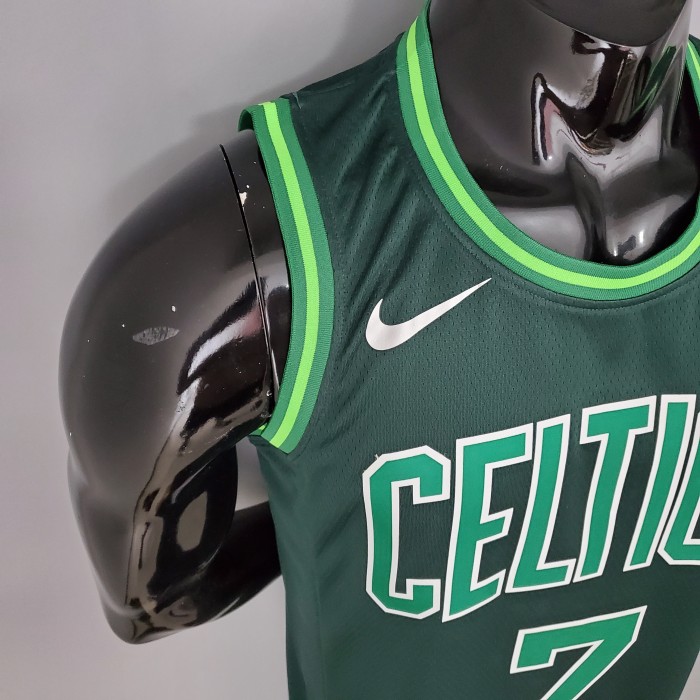 Jaylen Brown Boston Celtics Bonus Edition Swingman Jersey Dark Green