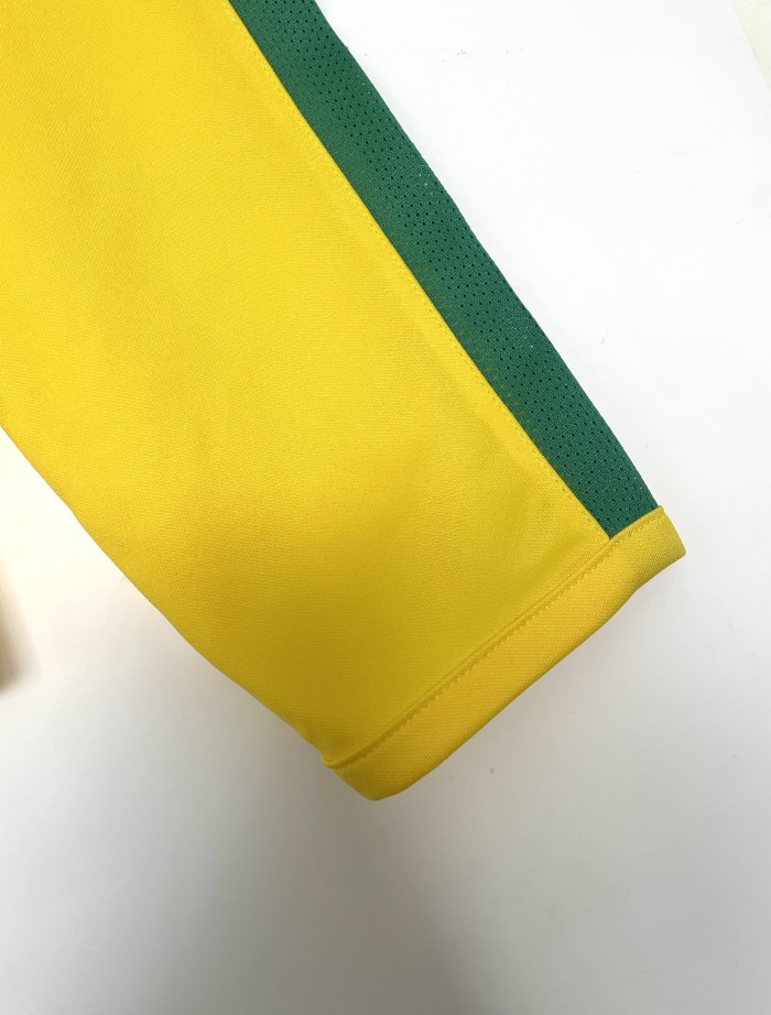 Brazil Home Retro Long Sleeve Jersey 2002