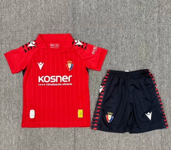 Osasuna Home Kids Suit Jersey 2025-26