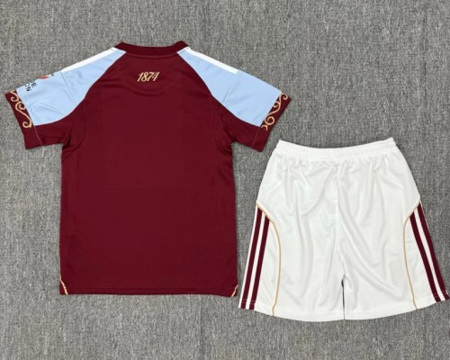 Aston Villa Home Kids Suit 25/26