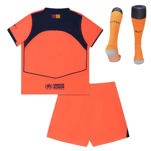 Barcelona Third Kids Suit & Socks 25/26