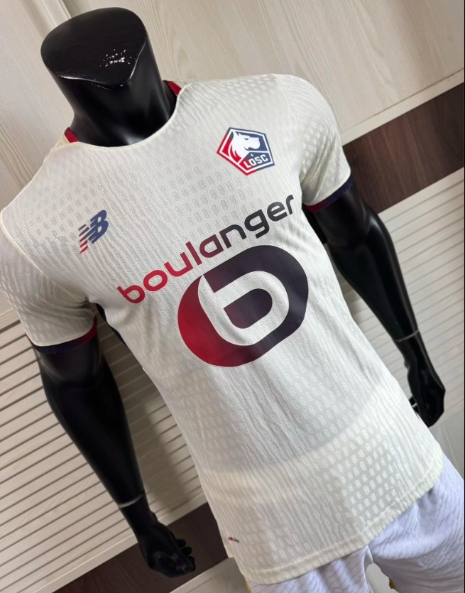 Lille Olympique Away Men Player version Jersey 25/26
