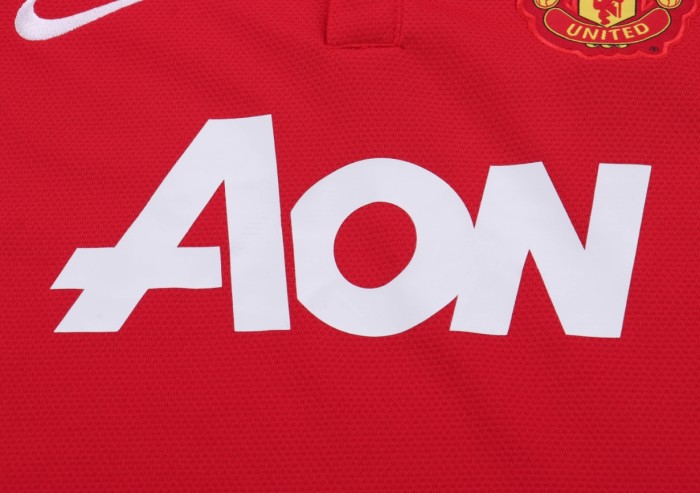 Manchester United Home Retro Kids Jersey 2013/14