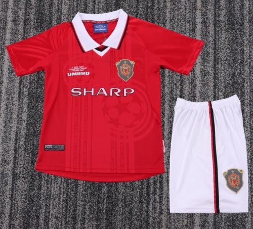 Manchester United Home Retro Kids Jersey 1999/2000