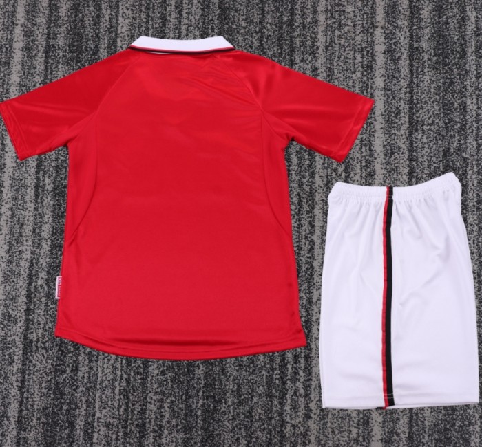 Manchester United Home Retro Kids Jersey 1999/2000