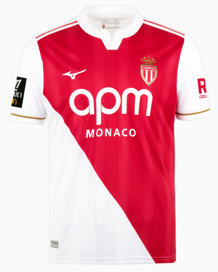 AS Monaco Home Kids Suit 25/26