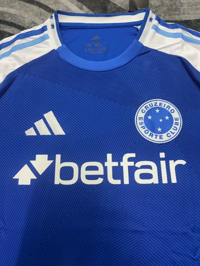 Cruzeiro Esporte Home Man Jersey 25/26
