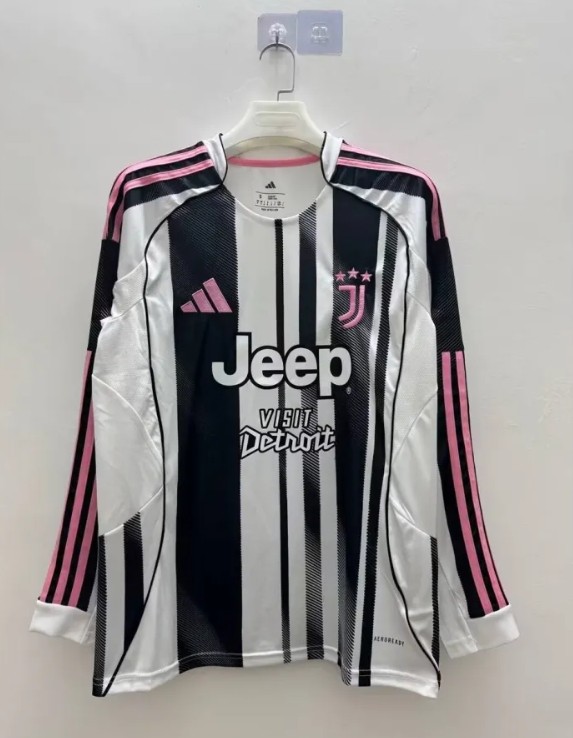 Juventus Home Long Sleeve Man Jersey 25/26