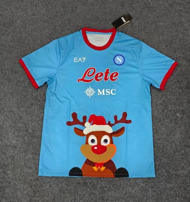 Napoli Christmas special edition Man Jersey 2025