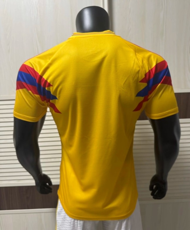 Colombia 2025 Home Player Edition Classic Retro Men Jersey