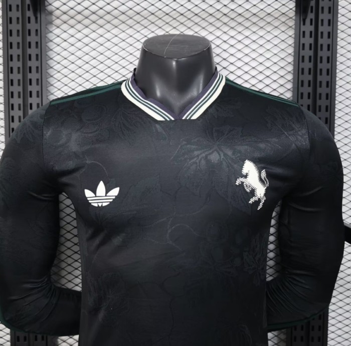 Juventus Third Man Player version Long sleeve Jersey 25/26