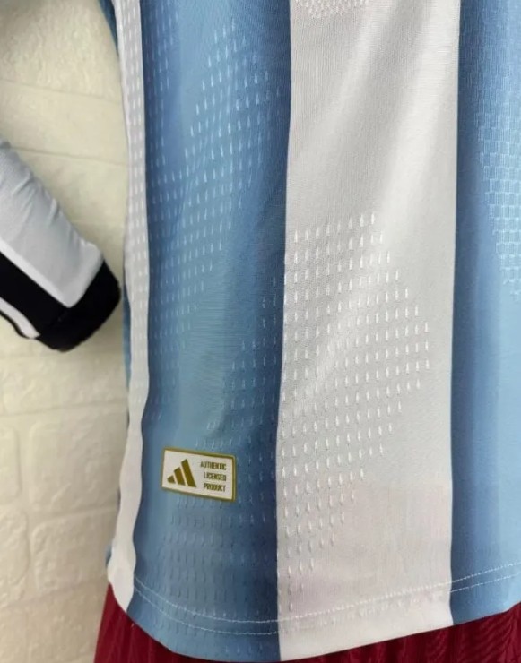 Argentina 2026 World Cup Home Player Long Sleeve Men Jersey