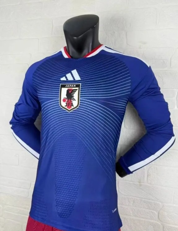Japan 2026 World Cup Player Long Sleeve Home Men Jersey