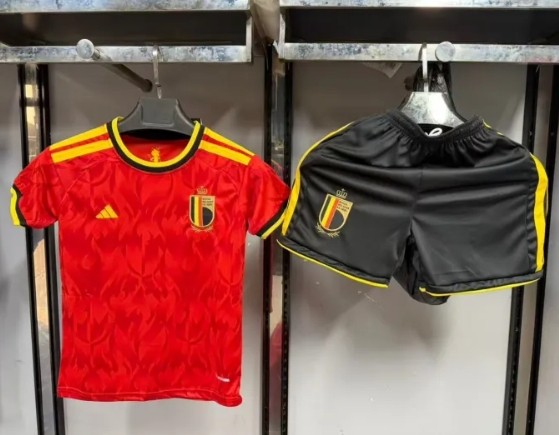 Belgium 2026 World Cup Home Kids Suit