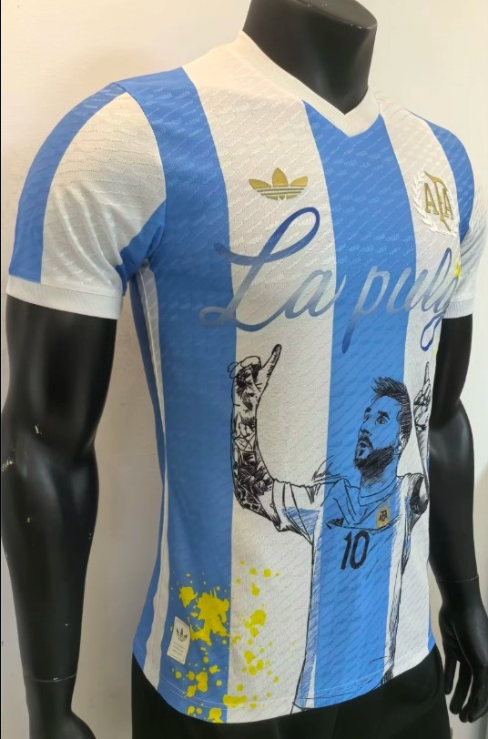 Argentina Messi commemorative edition Men Player Version Jersey