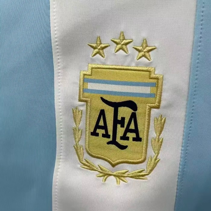 Argentina navy long sleeve padded sweater S-4XL