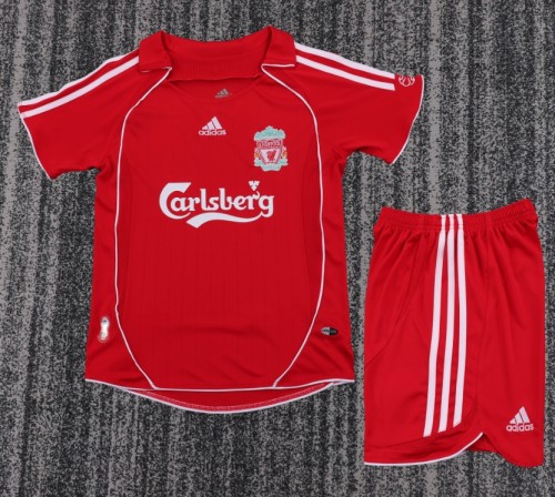 Liverpool Home Retro Kids Suit 2006-07