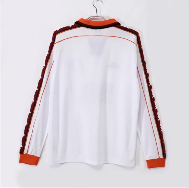 AS Roma Home Retro Long Sleeve Jersey 1998/99