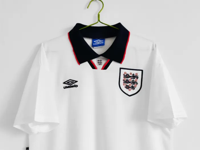 England Retro Home Jersey 1993-95