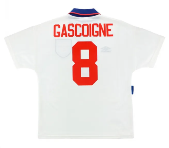 England Retro Home Jersey 1993-95