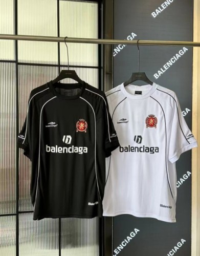 Balenciaga x Manchester United No.10 Embroidered Print Football Jersey
