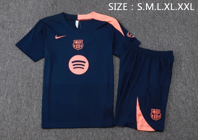 Barcelona Training Short Sleeve Suit 25/26