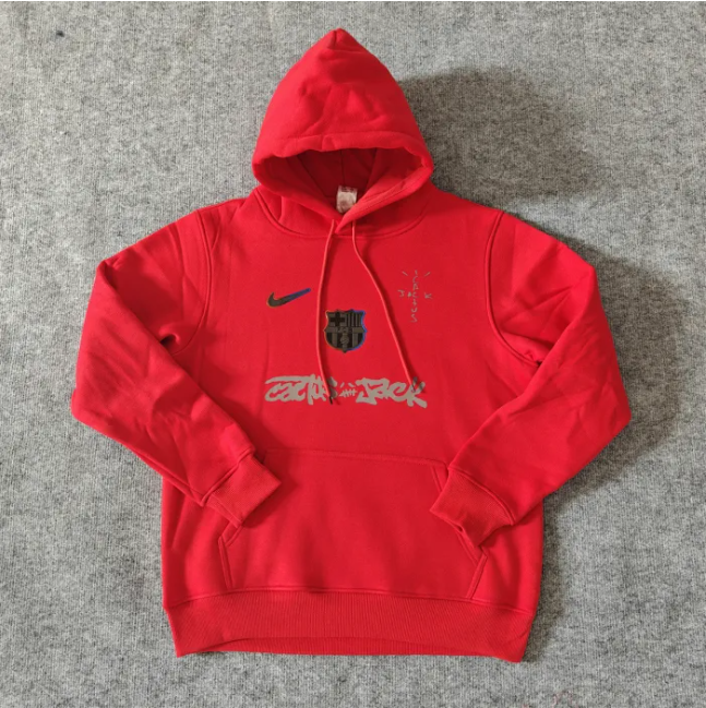 Barcelona Fleece Lined Hoodie Sweatshirt Training Jersey 25/26 (Multiple colors)