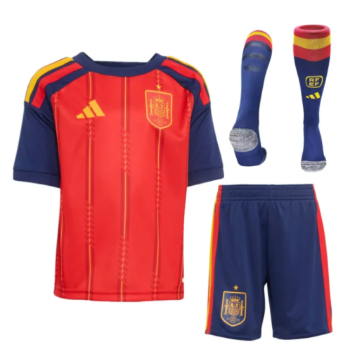 Spain 2026 World Cup Home Kids Suit