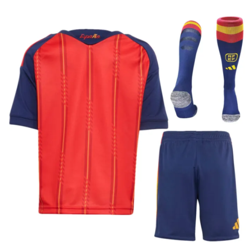 Spain 2026 World Cup Home Kids Suit