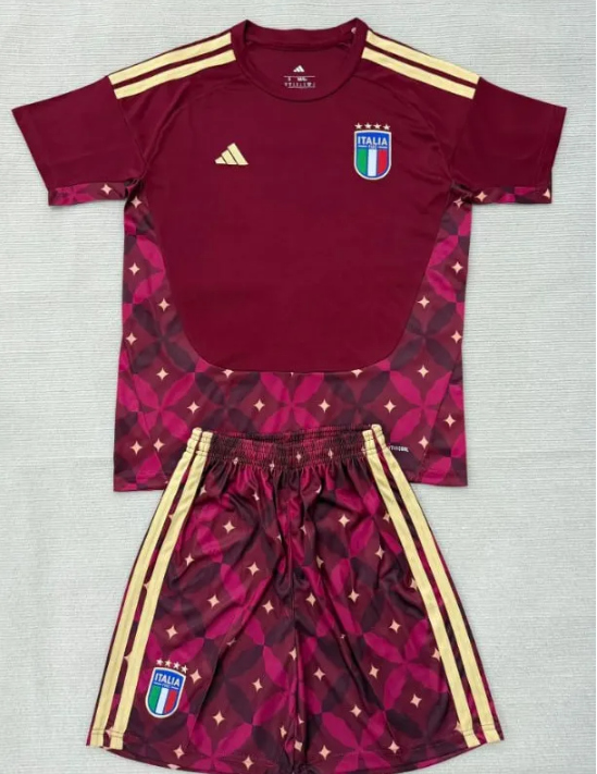 Italy 2026 World Cup Home Goalkeeper Kids Suit