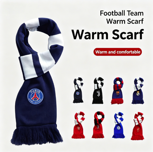 Football Team Warm Knit Scarf