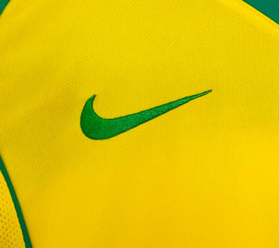 Brazil Home Retro Long Sleeve Jersey 2004
