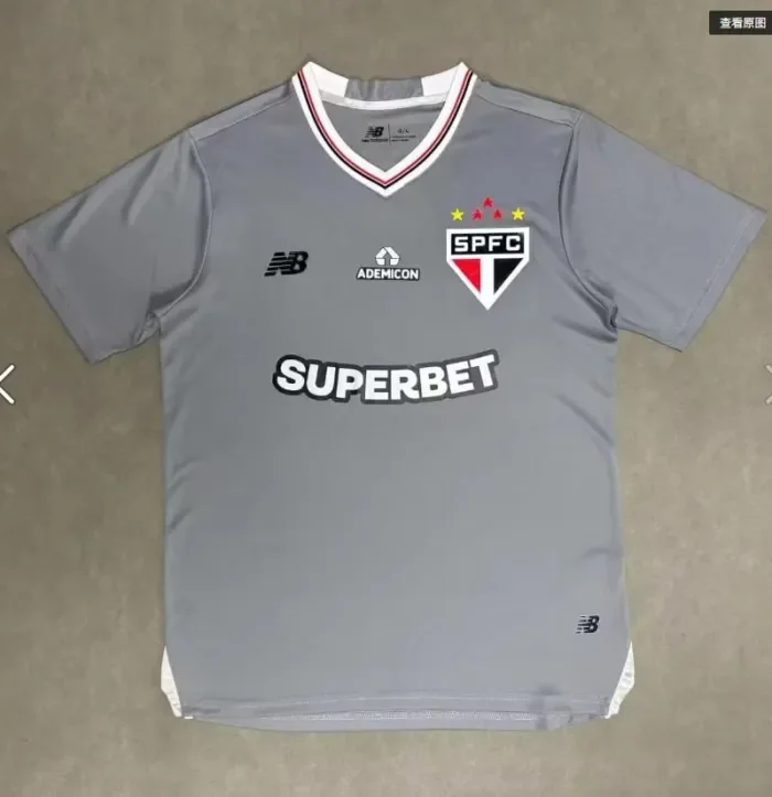 Sao Paulo Grey Day Special Man Jersey 25/26
