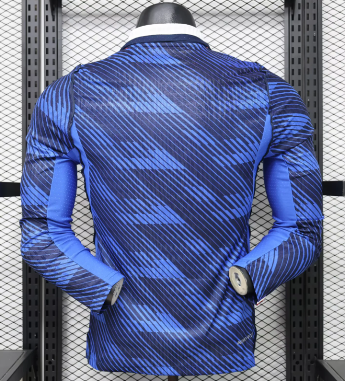 France 2026 World Cup Home Long Sleeve Player Men Jersey