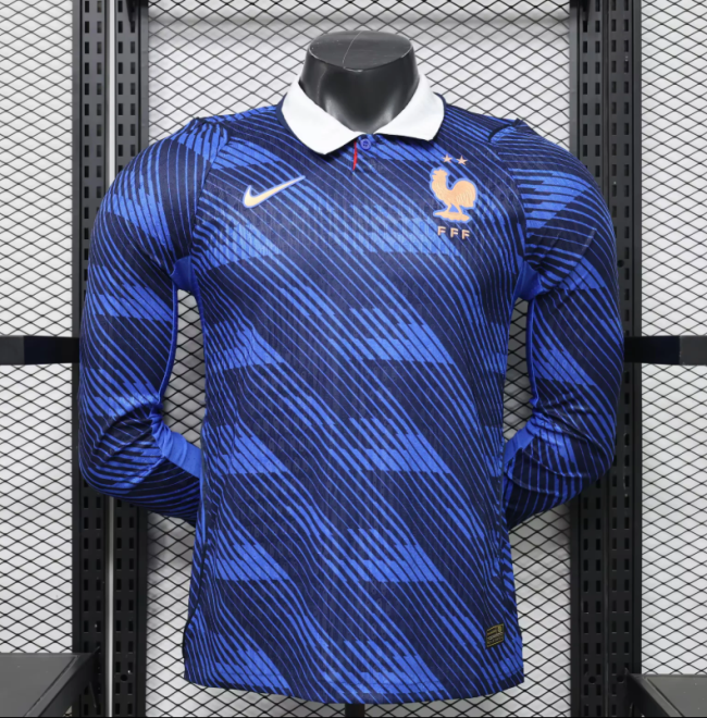 France 2026 World Cup Home Long Sleeve Player Men Jersey